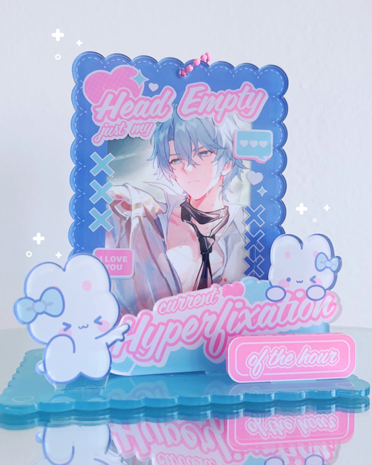 Hyperfixation Photo Card Holder Standee