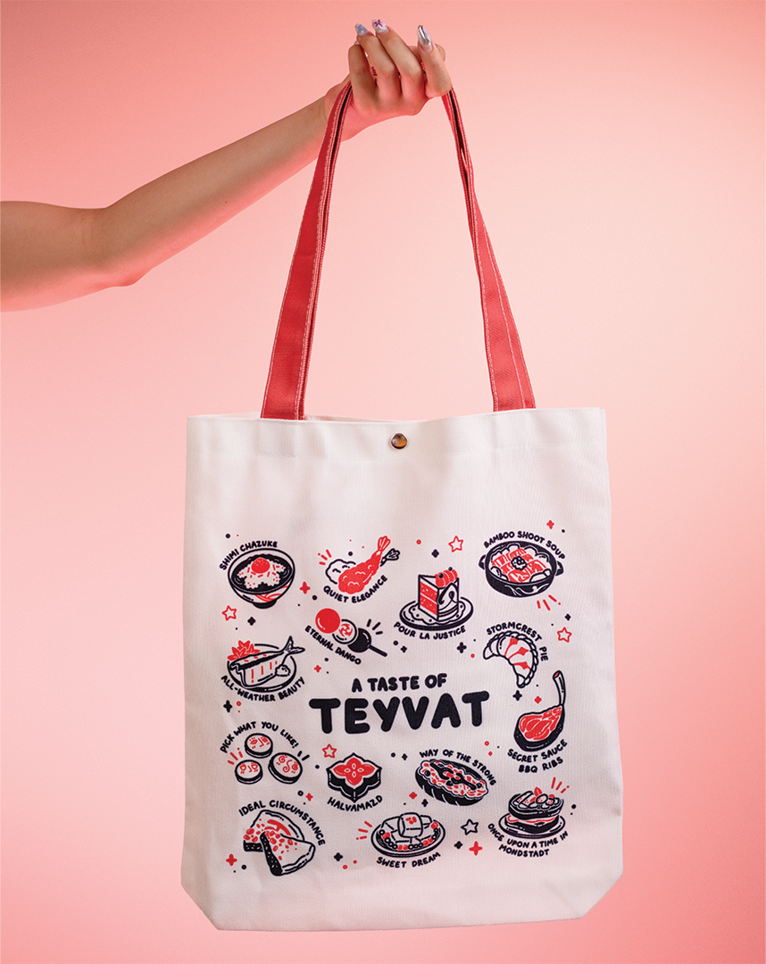 A Taste of Teyvat Tote Bag